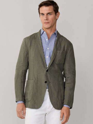 Hackett London Regular Fit Sakko in Grün: Vorderseite