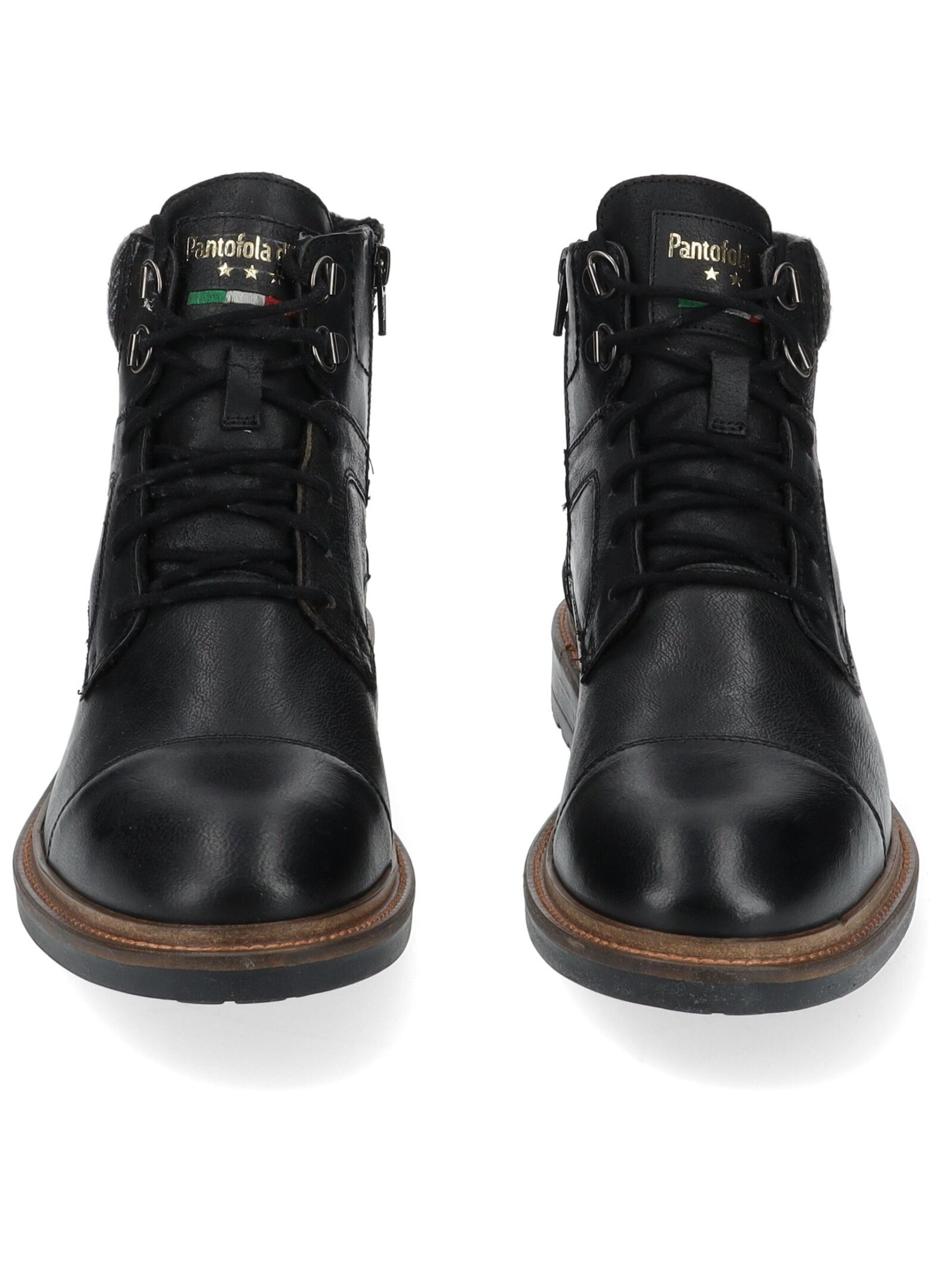 PANTOFOLA D'ORO Snørestøvler 'Trivento' i sort