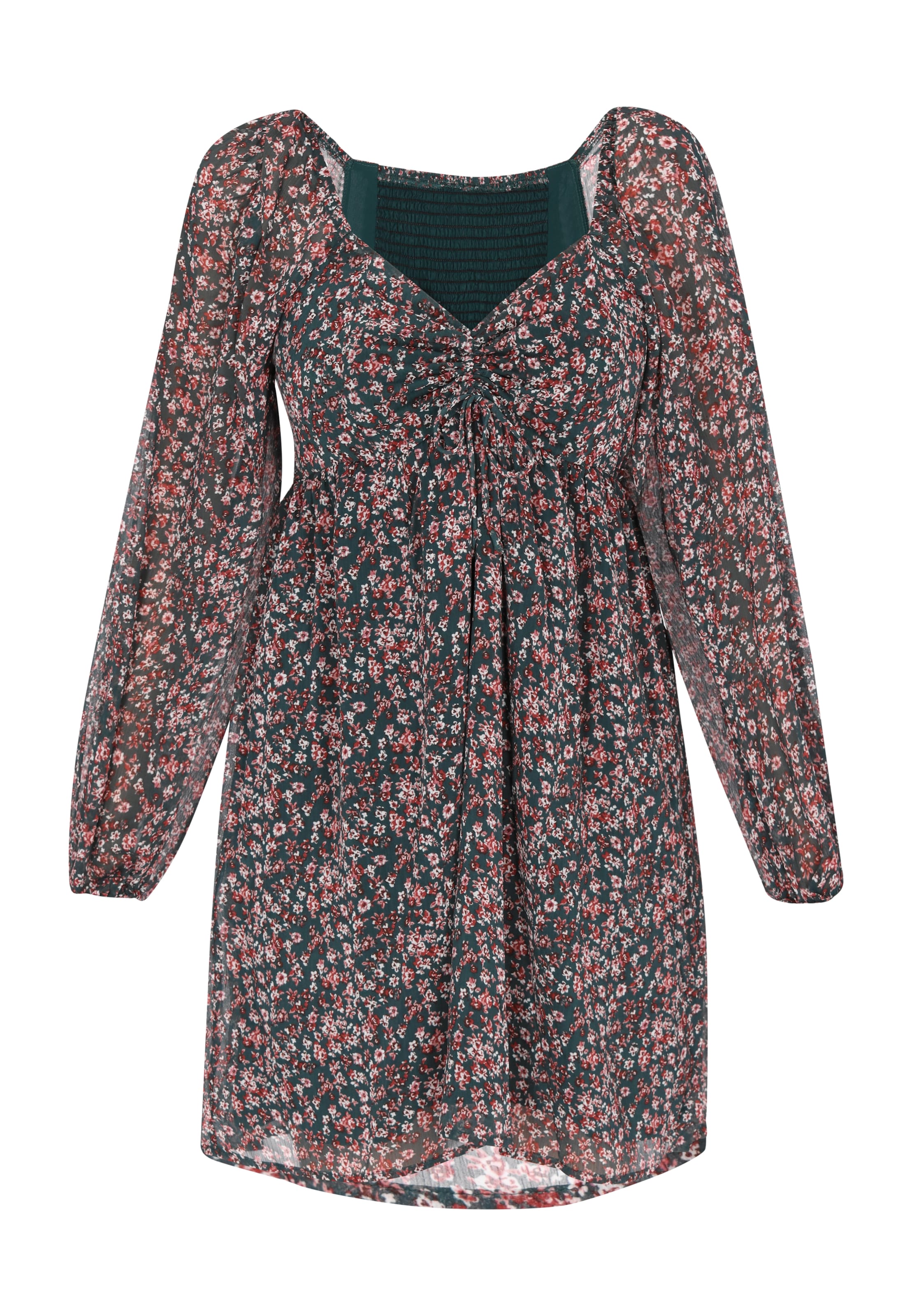 swirly Kleid in Grün: Vorderseite