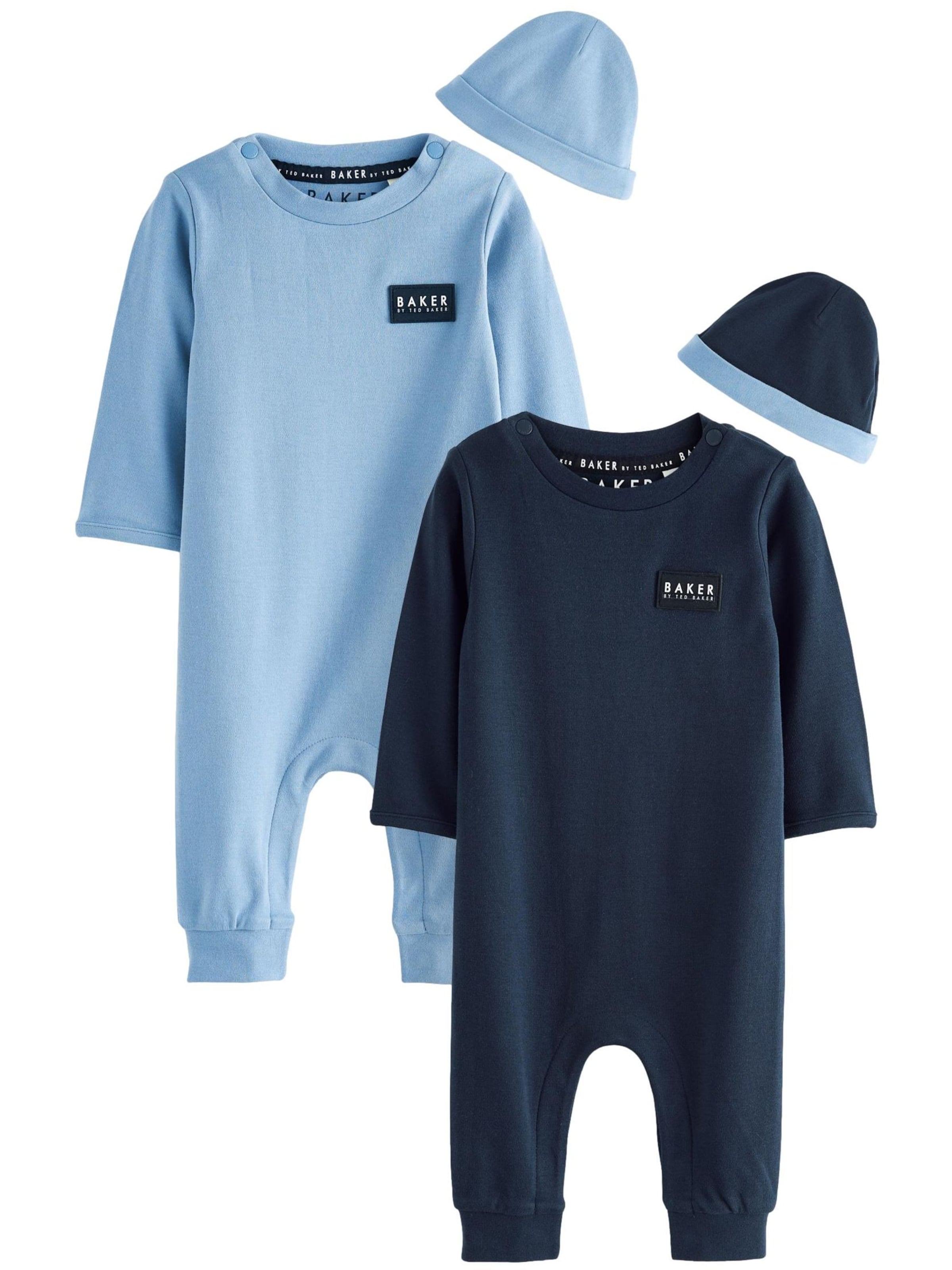 Baker by Ted Baker - Pijama entero/body en azul: frente