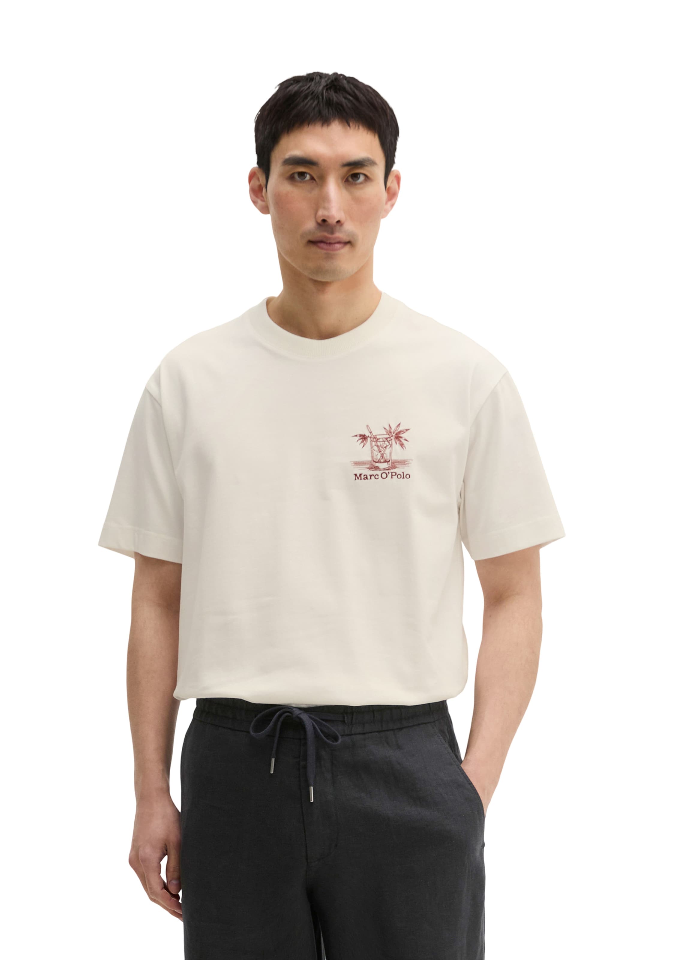 Marc O'Polo Shirt in Beige: front