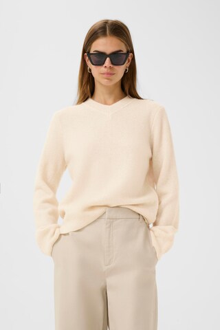 Pull-over 'Guni' InWear en blanc : devant