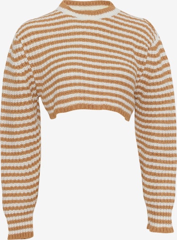 FRESHLIONS Sweater ' Jella ' in Beige: front