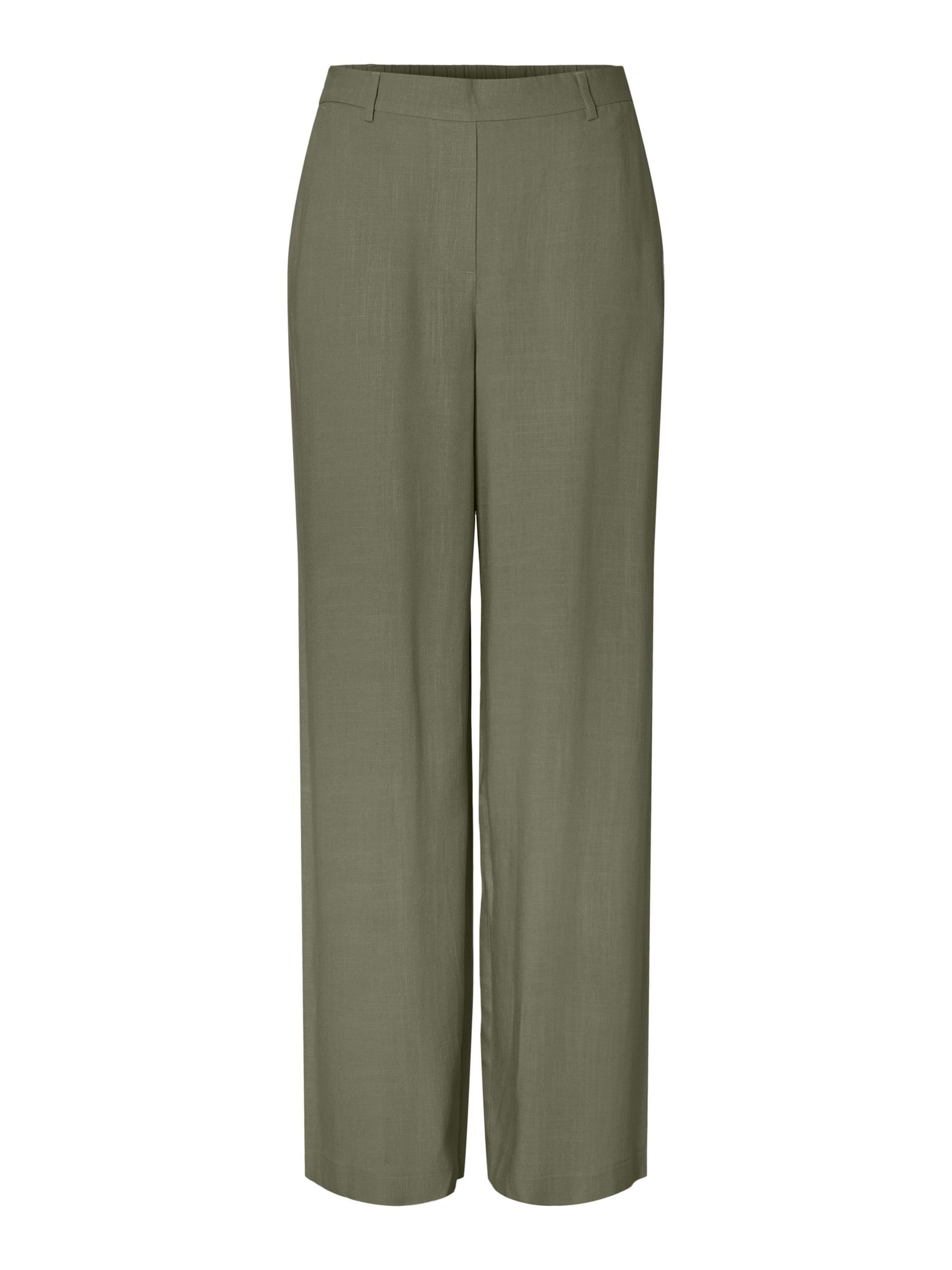 PIECES Bukser 'PCVinsty' i grøn: forside