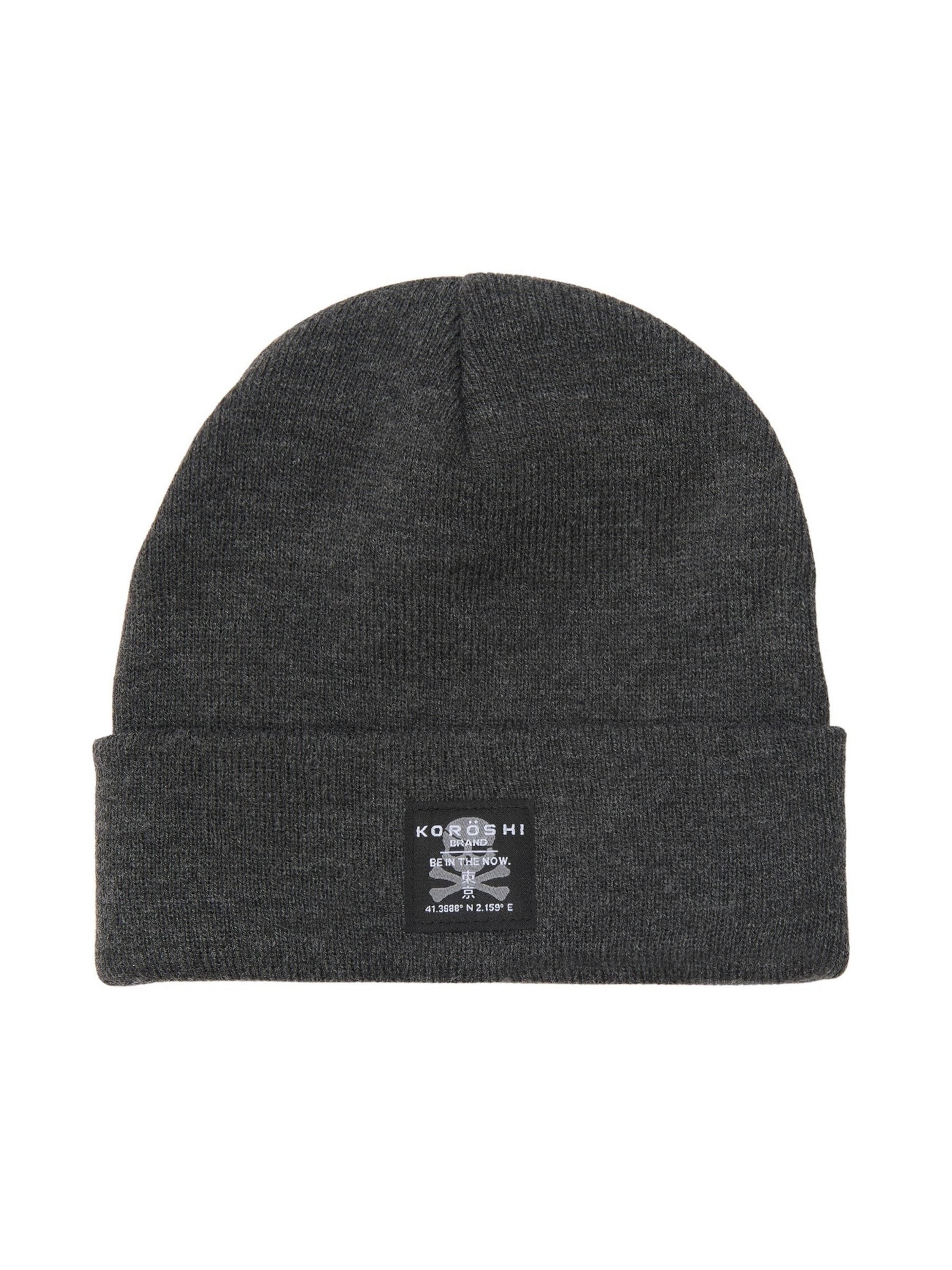 Bonnet KOROSHI en gris : devant