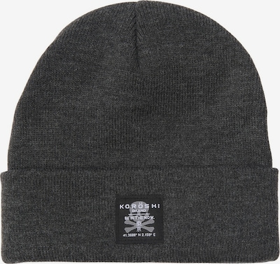 Megzta kepurė iš KOROSHI, spalva – antracito spalva, Prekių apžvalga