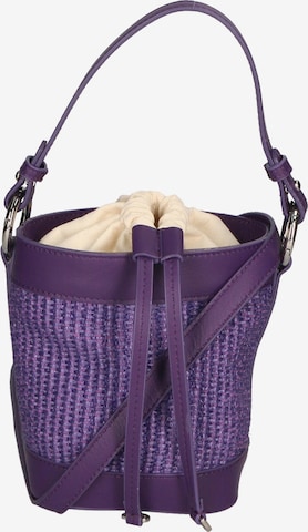 Borsa a sacco di Gave Lux in lilla: frontale