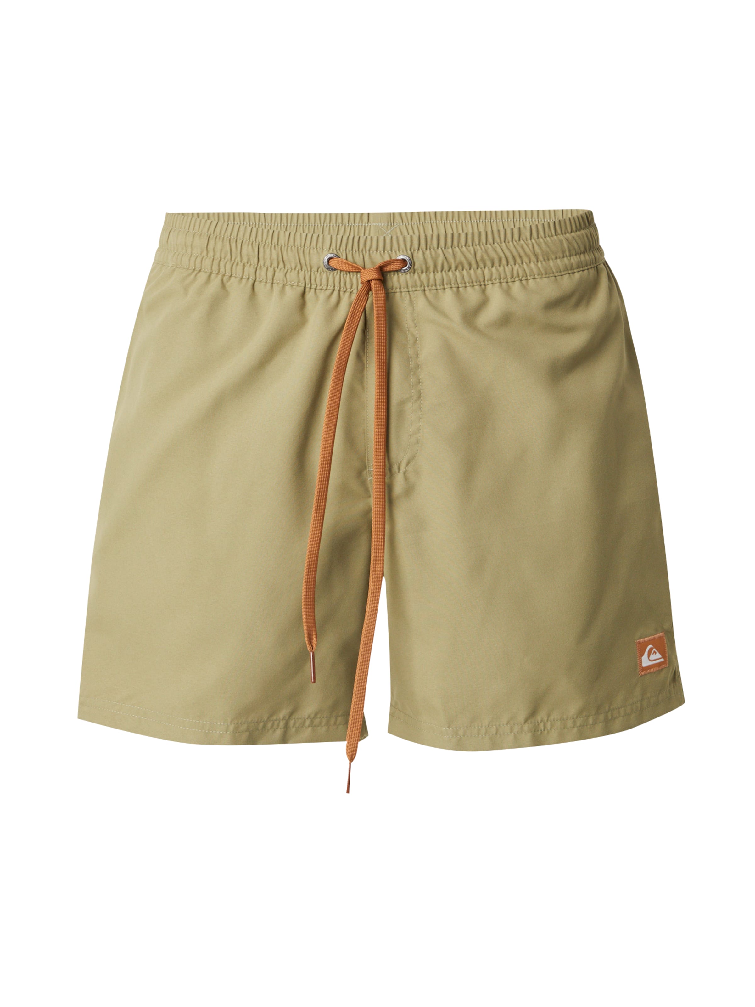 QUIKSILVER tavaline Ujumispüksid 'SOLID 15', värv roheline: eest vaates