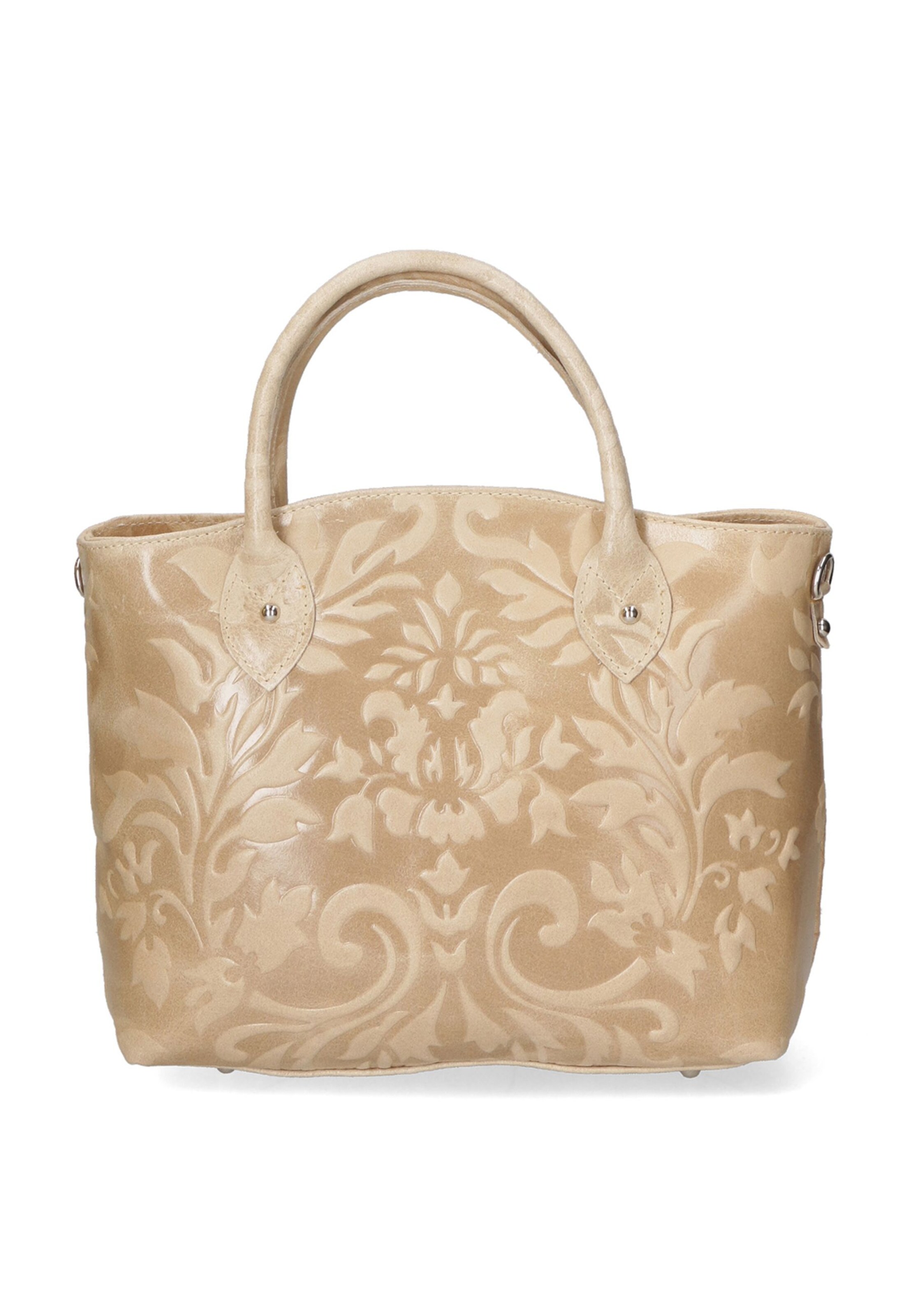 CHICCA BORSE Handtas in Beige: voorkant