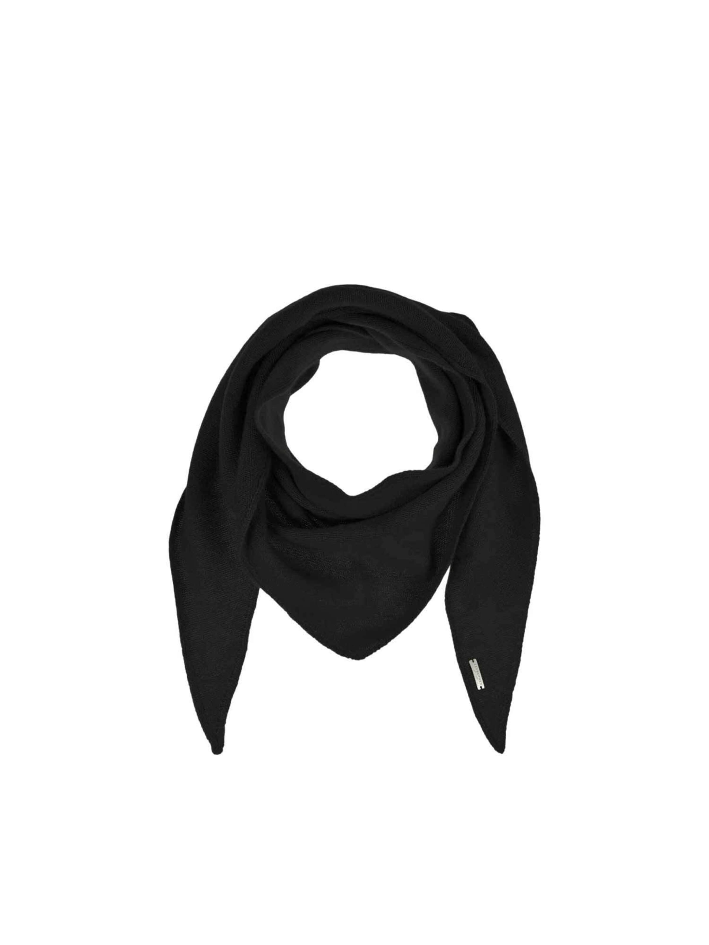 Seeberger Schal 'Schal'‌‌‌‌ in Schwarz: Vorderseite