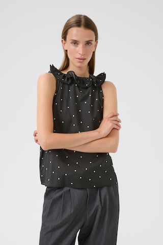 KAREN BY SIMONSEN Blouse 'KBCaroline' in Zwart: voorkant