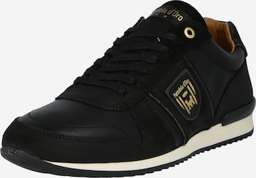 Baskets basses PANTOFOLA D'ORO en noir : devant