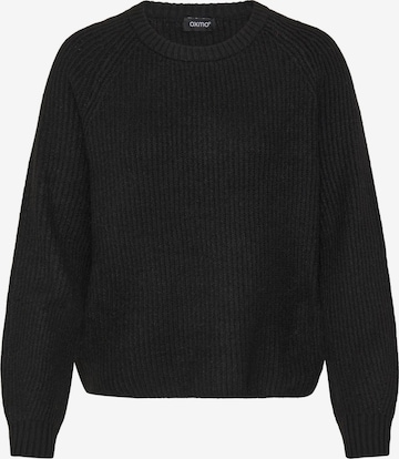 Oxmo Trui ' OXIFANSI ' in Zwart: voorkant