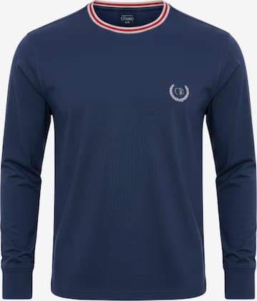 Ombre Shirt in Blau: Vorderseite