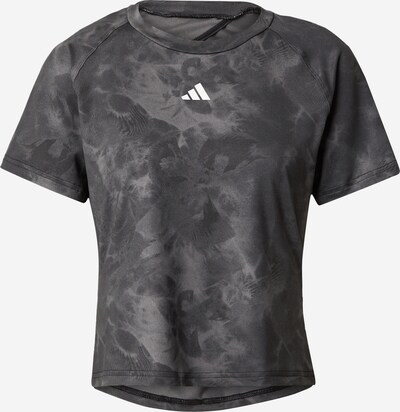 ADIDAS PERFORMANCE Sportshirt 'Essentials' in grau / dunkelgrau / weiß, Produktansicht