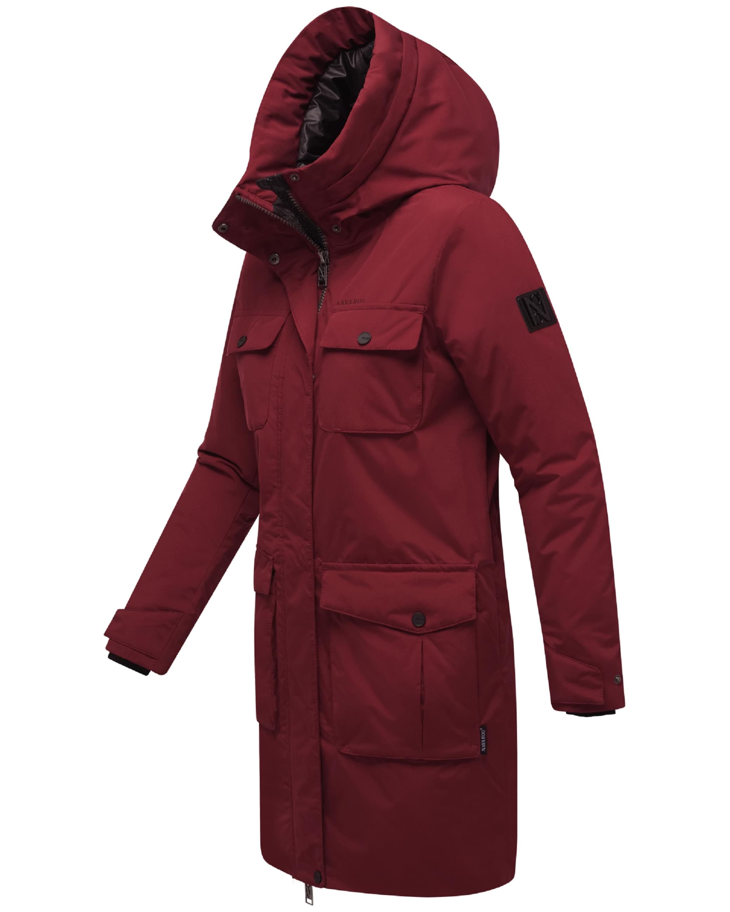 NAVAHOO Winter parka 'Eissturm 14' in Red