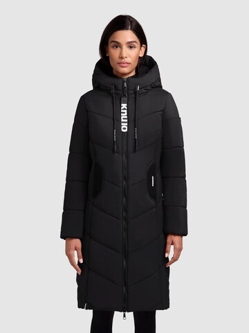 khujo Winter Coat 'Aribay4 Light' in Black: front