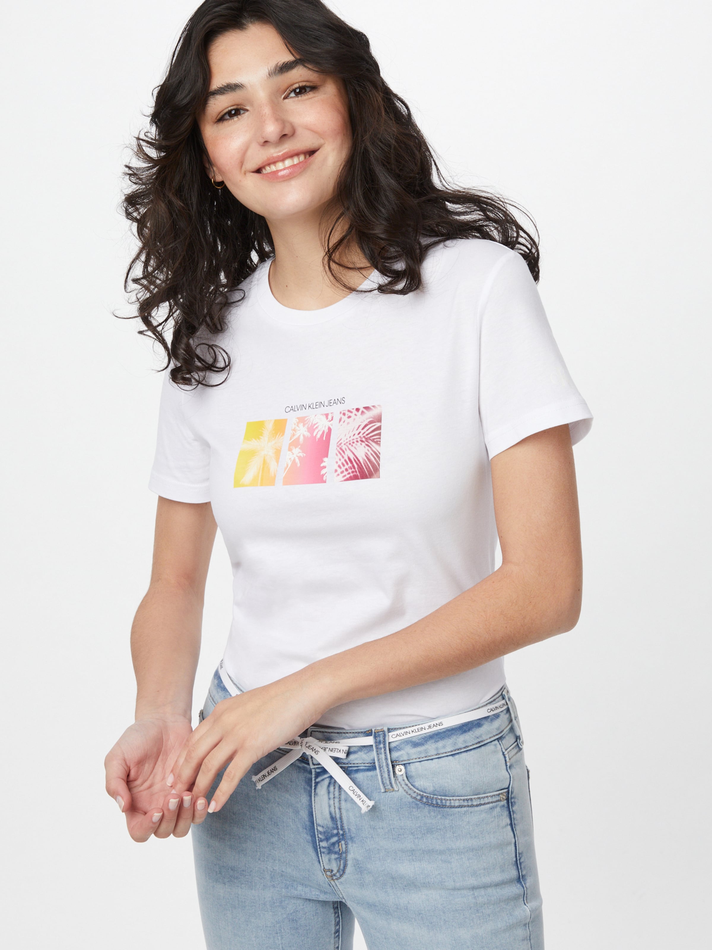Frauen Shirts & Tops Calvin Klein Jeans Shirt in Weiß - HJ21728