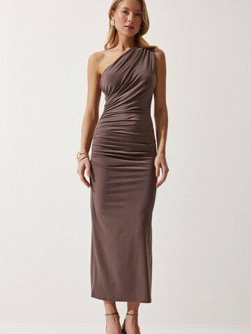 Happiness İstanbul Evening dress in Brown