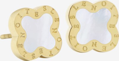 Lenoites Ohrringe 'Four-leaf Clover Mini 1' in gold / silber, Produktansicht