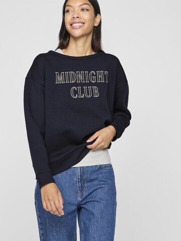 VILA Sweatshirt in Blauw