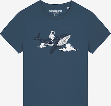 T-shirt 'Spacewhale' Watapparel en vert : devant