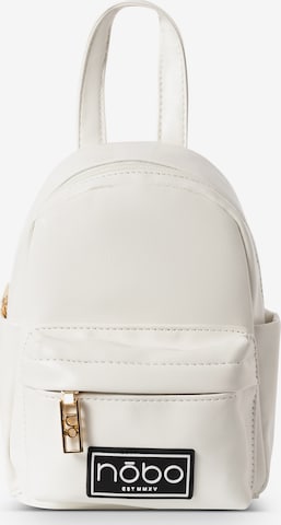 NOBO Backpack 'CITRUS' in White: front
