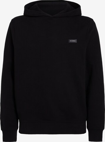 Karl Lagerfeld Sweatshirt 'ESSENTIAL' in Zwart: voorkant