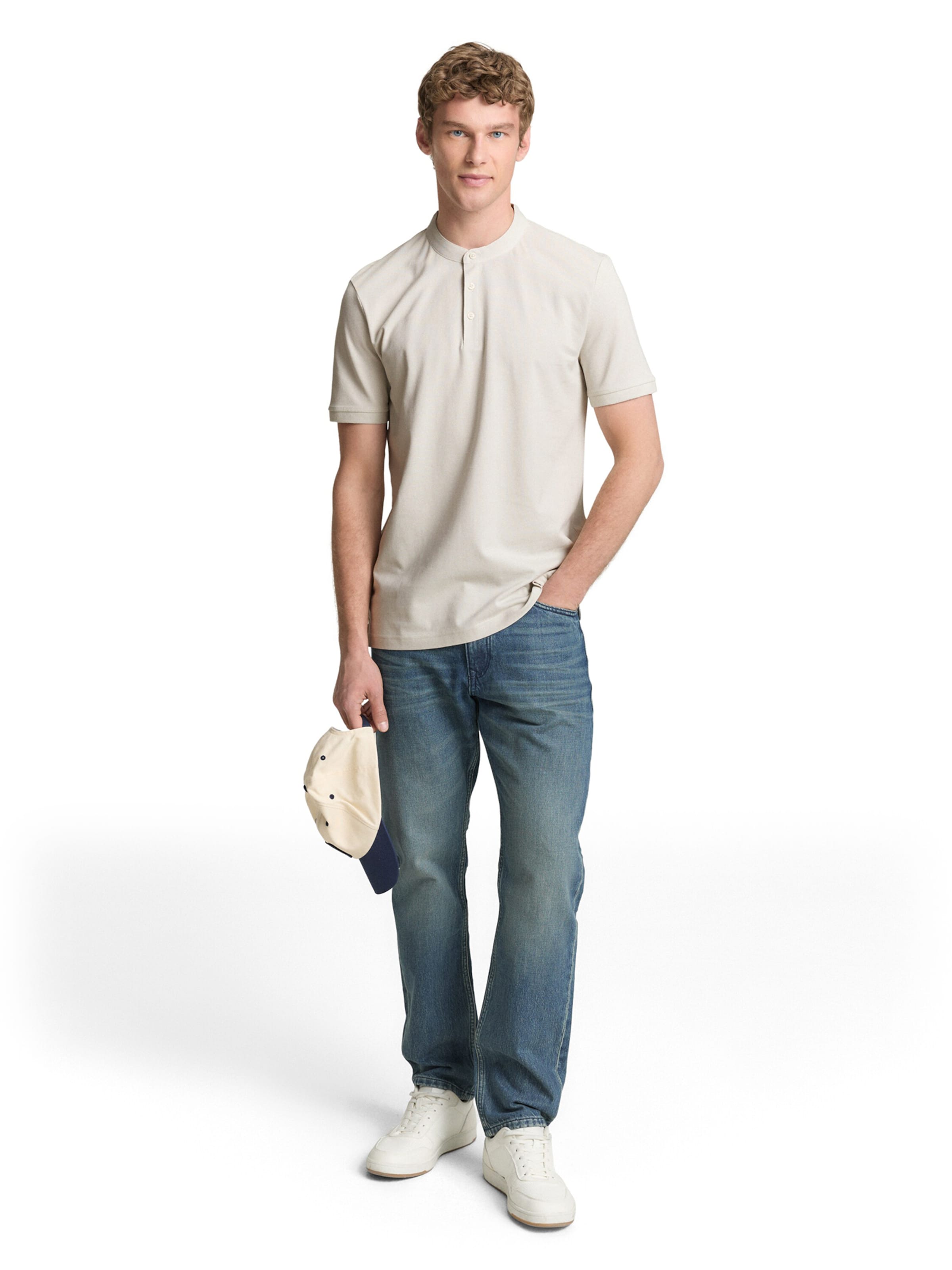 TOM TAILOR DENIM Shirt in Grey