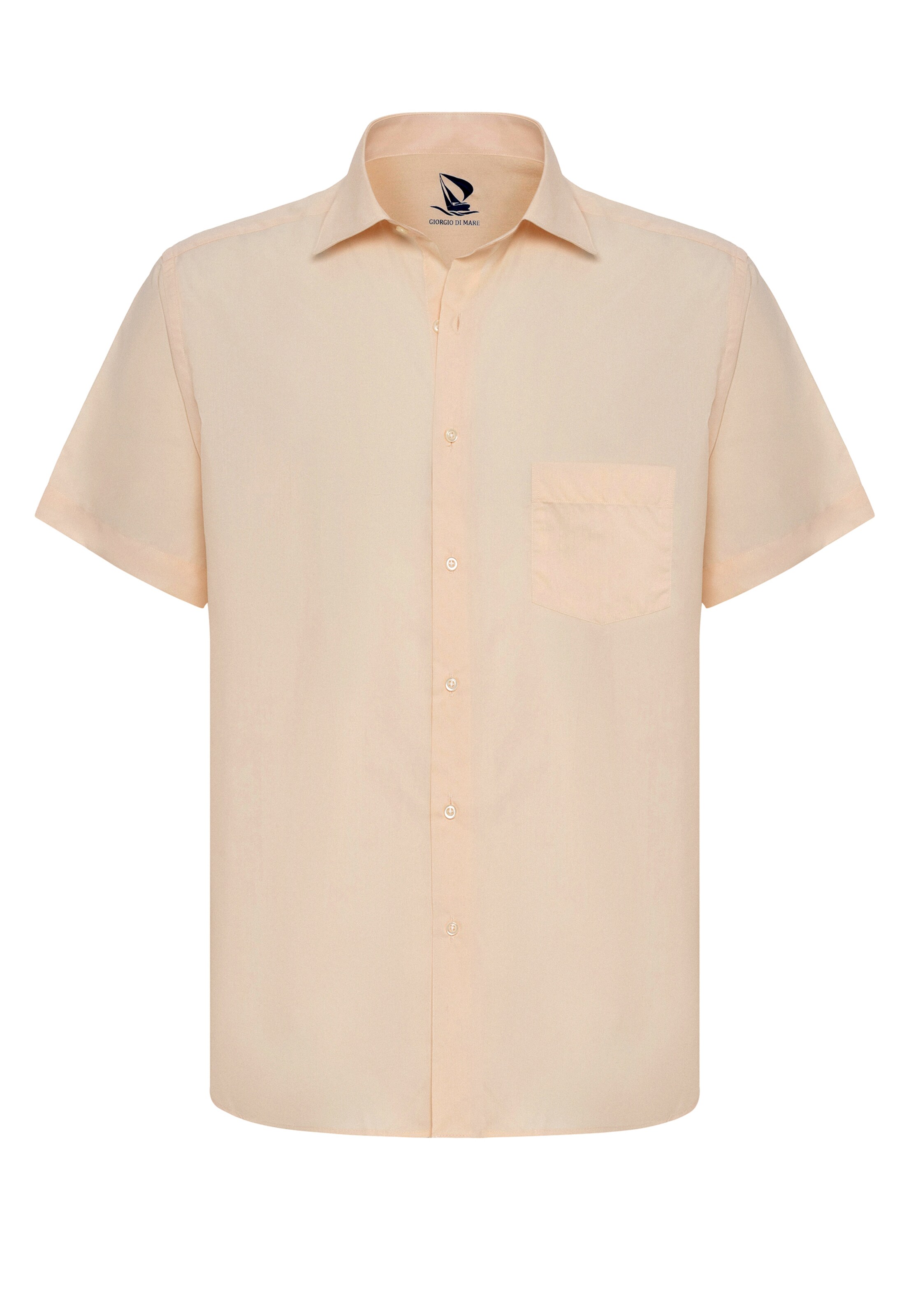 Coupe regular Chemise Giorgio di Mare en beige : devant