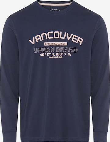 Man's World Shirt in Blue: front