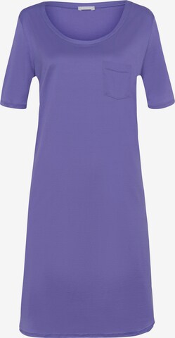 Hanro Nightgown in Purple: front