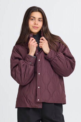 Fransa Overgangsjakke 'FREGIA' i rød: forside