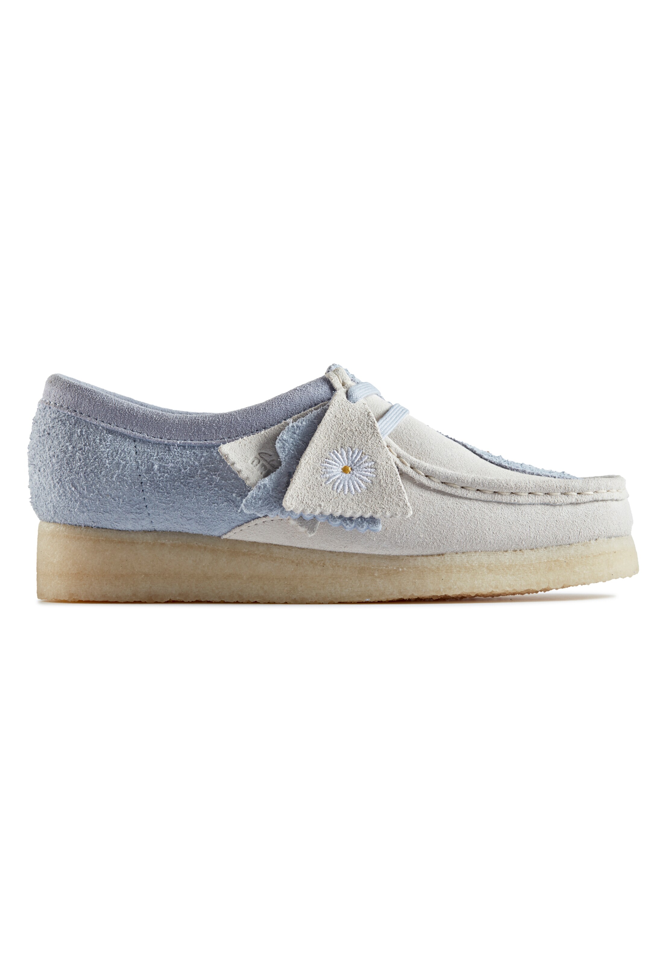 CLARKS Schnürschuhe 'Wallabee' in Blau