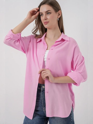 Bigdart Blouse in Roze: voorkant