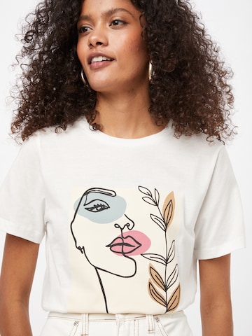 VILA Shirt 'VIVulkan' in Weiß