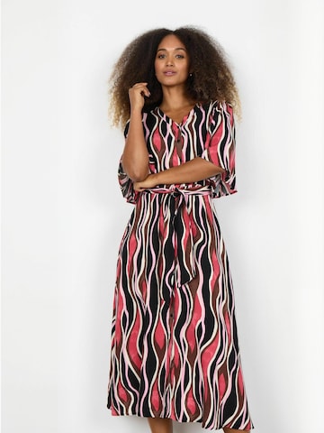 Soyaconcept Jurk ' SC-CAMMI ' in Roze: voorkant