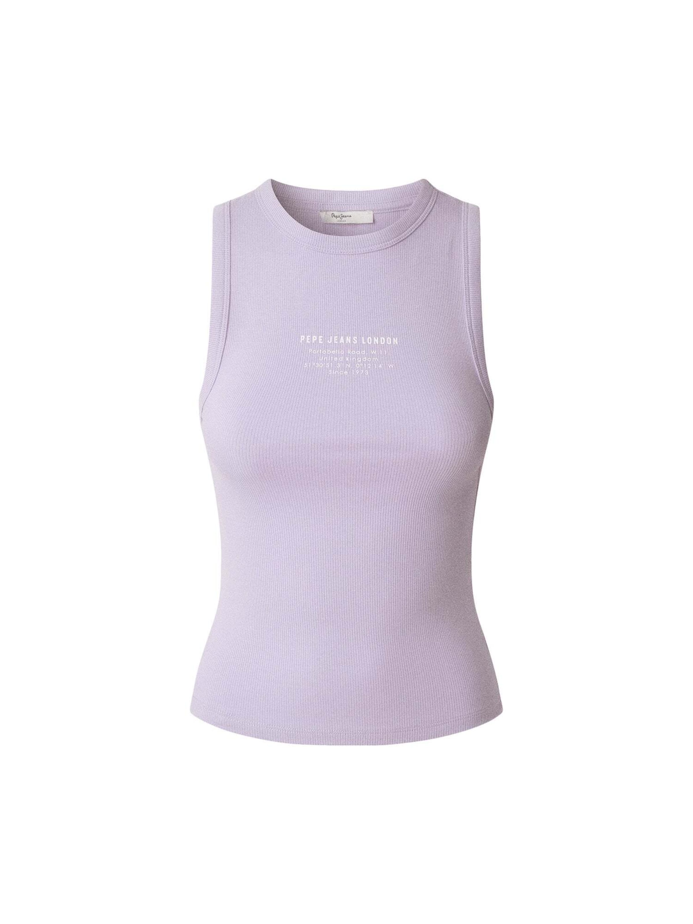 Pepe Jeans Top 'Viv' in Lila: voorkant