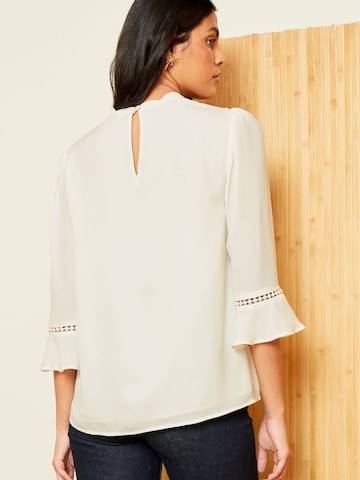 love & roses Μπλούζα σε λευκό