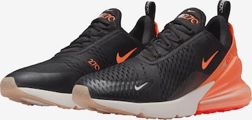 Baskets basses 'Air Max 270' Nike Sportswear en noir : devant