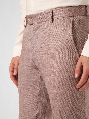 CG CLUB OF GENTS Slim fit Pleated Pants 'Paco' in Pink