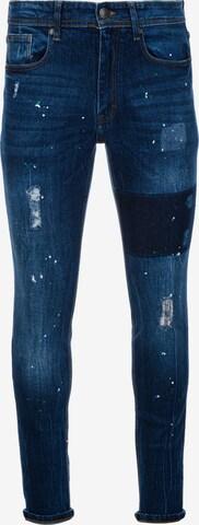 Ombre Regular Jeans 'P1063' in Blauw: voorkant