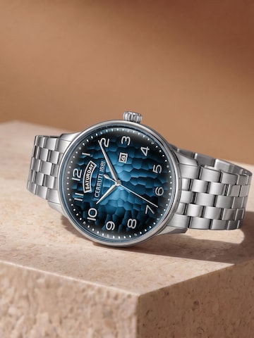 CERRUTI 1881 Analoguhr 'Date watch Dervio'‌‌‌‌ in Silber