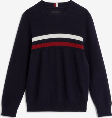 TOMMY HILFIGER Svetr – modrá: přední strana