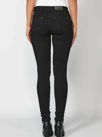 KOROSHI Slimfit Jeans in Zwart