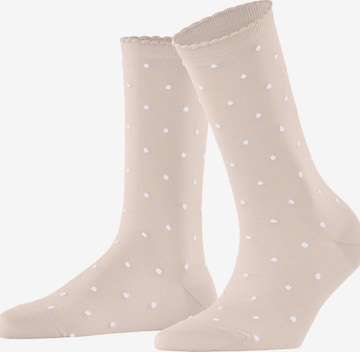FALKE Socken 'Spike' in Beige: Vorderseite