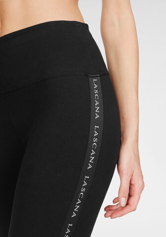 LASCANA ACTIVE Skinny Sports trousers in Black