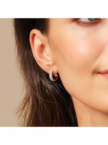 CHRIST Earrings in Gold: front