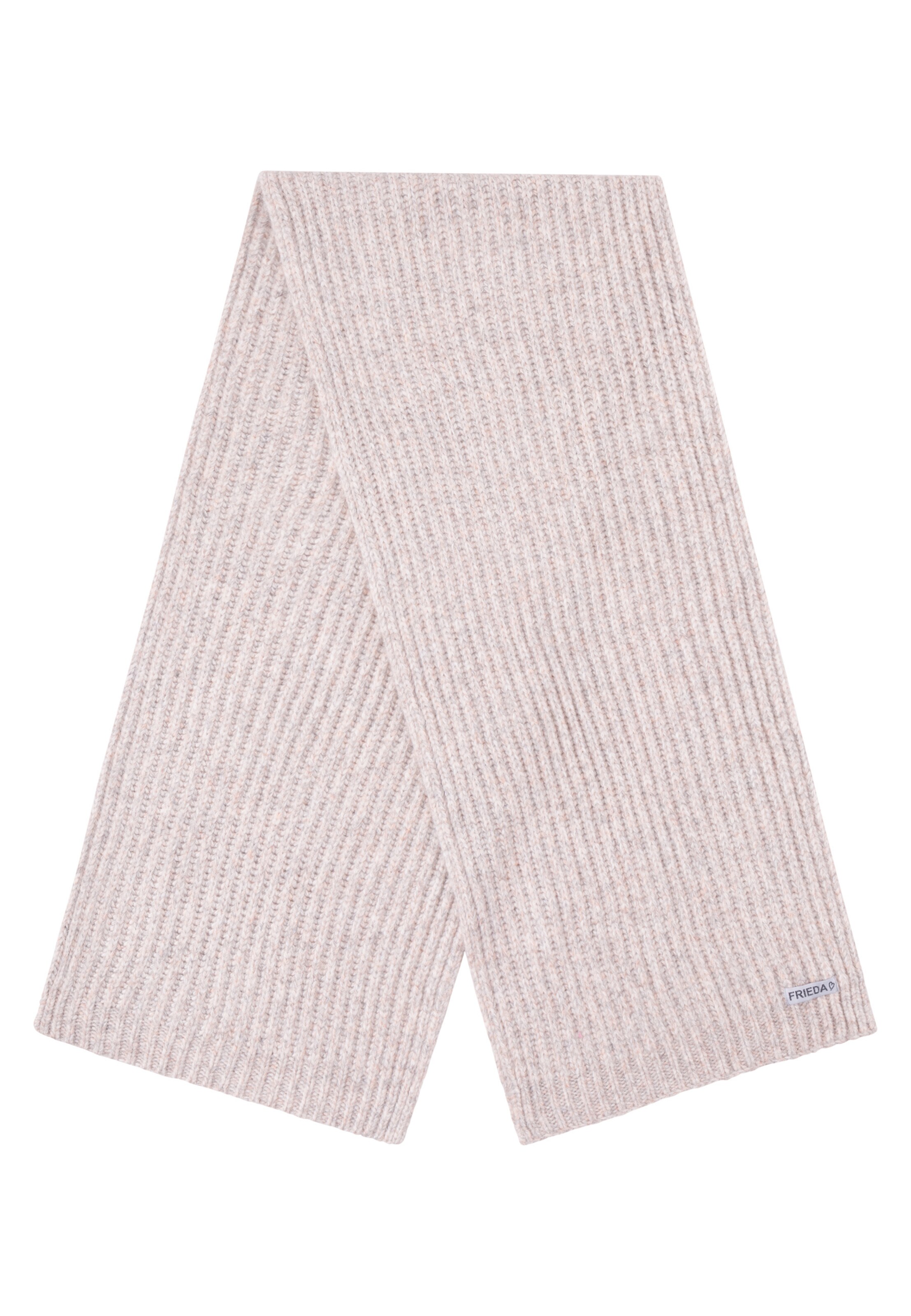 Frieda & Freddies NY Strickschal in Beige: Vorderseite