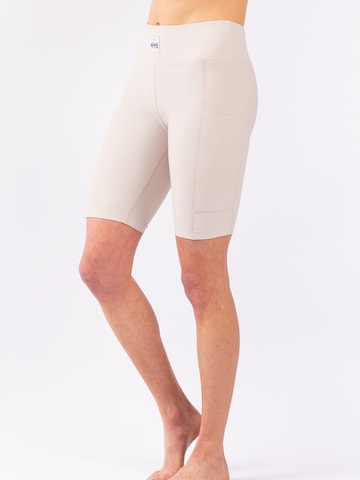 Eivy Skinny Sportbroek in Beige: voorkant
